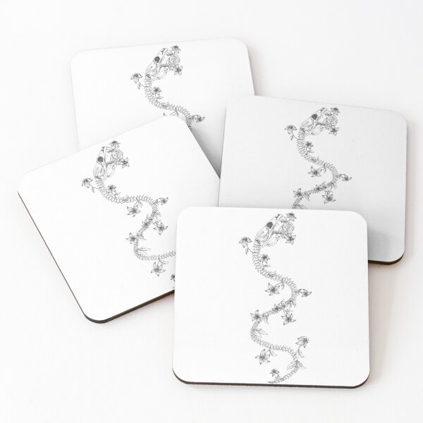Item preview, Blooming Snake Skeleton designed and sold by viv-trinh.