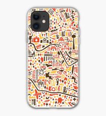 Berlin City Map iPhone Case