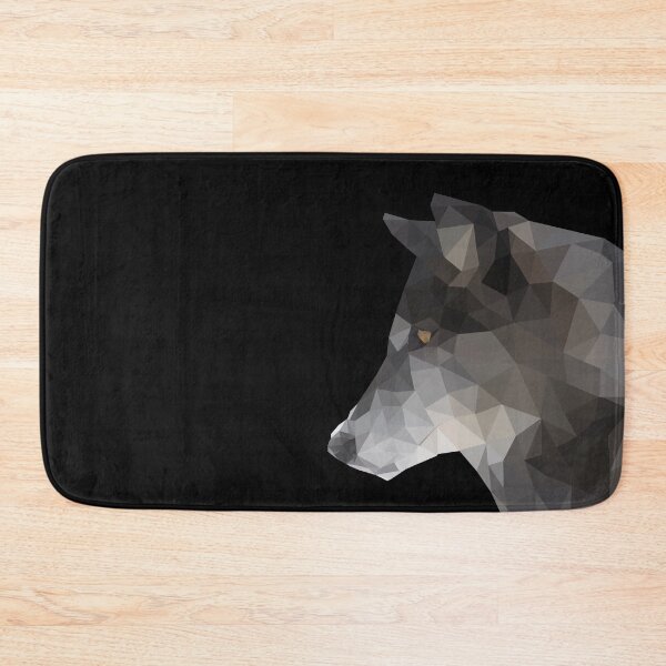 Item preview, Low Poly Wolf Head Polygonal Animal Art designed and sold by WillPowerApp.