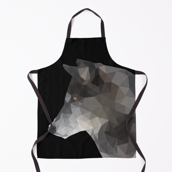 Item preview, Low Poly Wolf Head Polygonal Animal Art designed and sold by WillPowerApp.