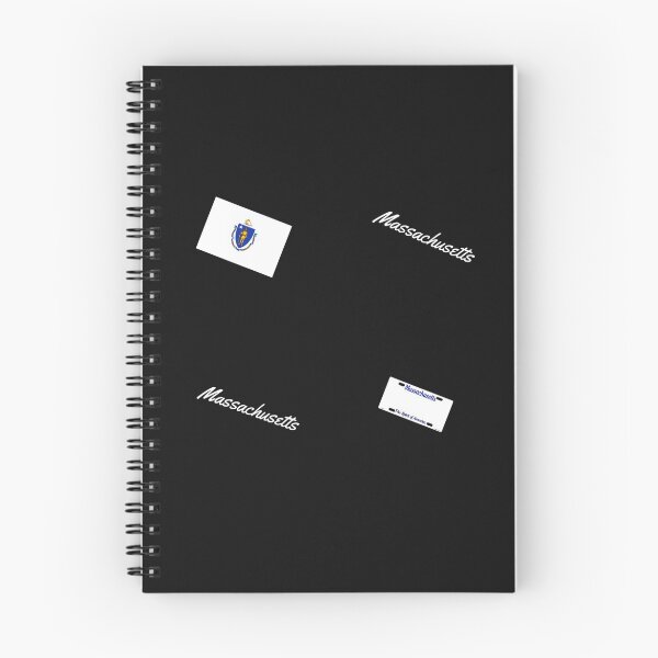 Item preview, Massachusetts Flag and License Plate Pattern designed and sold by Dude  Stuff.