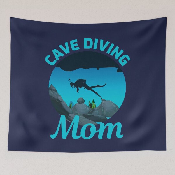 Item preview, Cave Diving Mom Mothers day Caving Spelunking Gift designed and sold by TastefulTees.