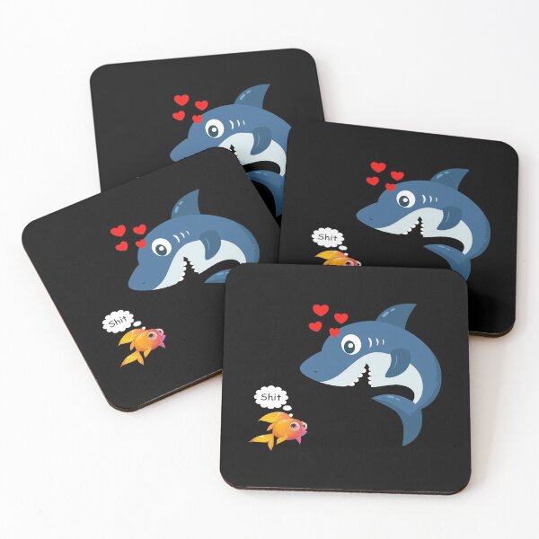 Item preview, Shark in love designed and sold by BFHillside.