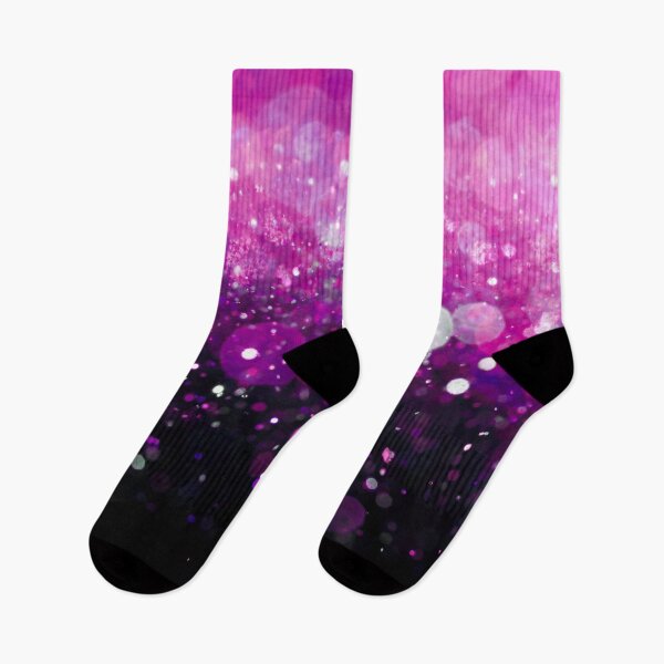 Item preview, Abstract magenta shiny lights on black background I designed and sold by fowons.