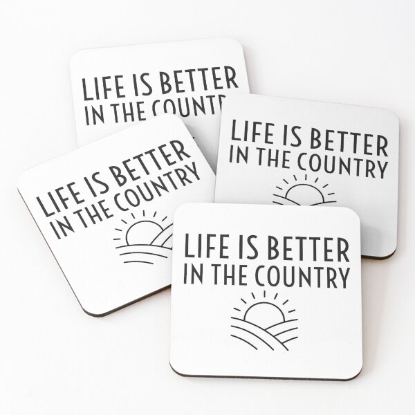 Item preview, Life is better in the country designed and sold by Gingatoo.
