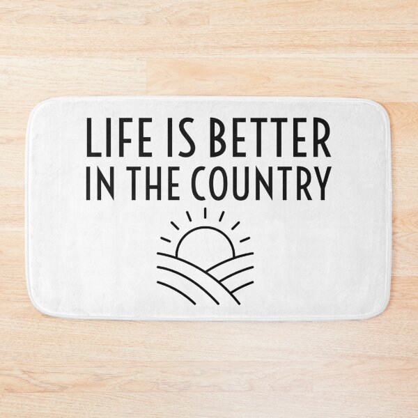 Item preview, Life is better in the country designed and sold by Gingatoo.