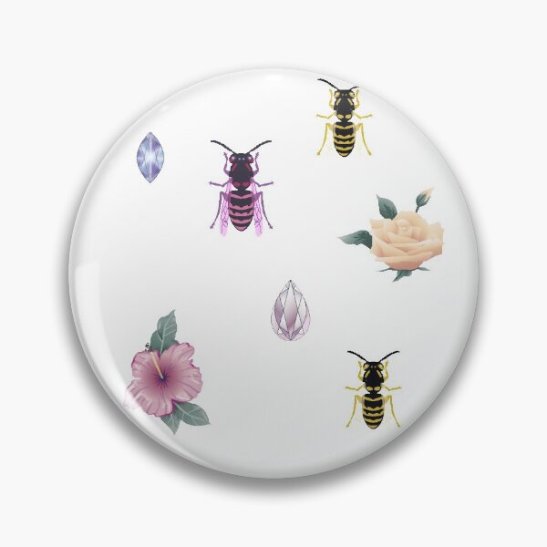 Item preview, Pattern Flowers and bees designed and sold by Natz-.