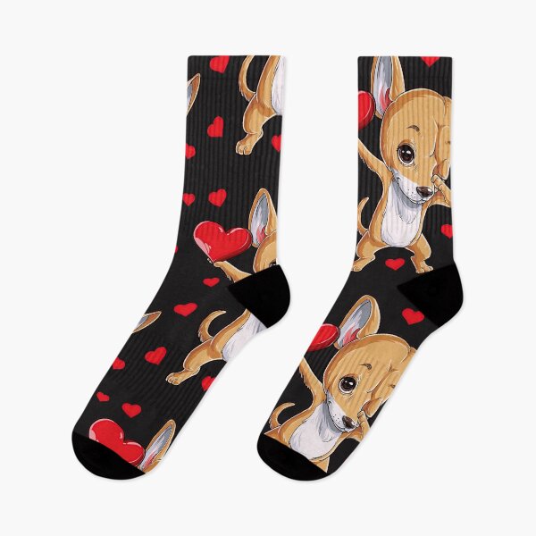 Item preview, Dabbing Chihuahua Valentines Day T shirt for Boys Girls Kids Women Men Dab Dance Dog Tee designed and sold by zedbubblez.