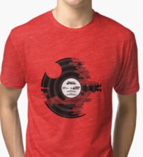 Star Wars - Death Star Vinyl Tri-blend T-Shirt