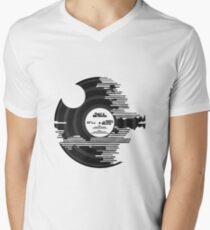 Star Wars - Death Star Vinyl Men's V-Neck T-Shirt