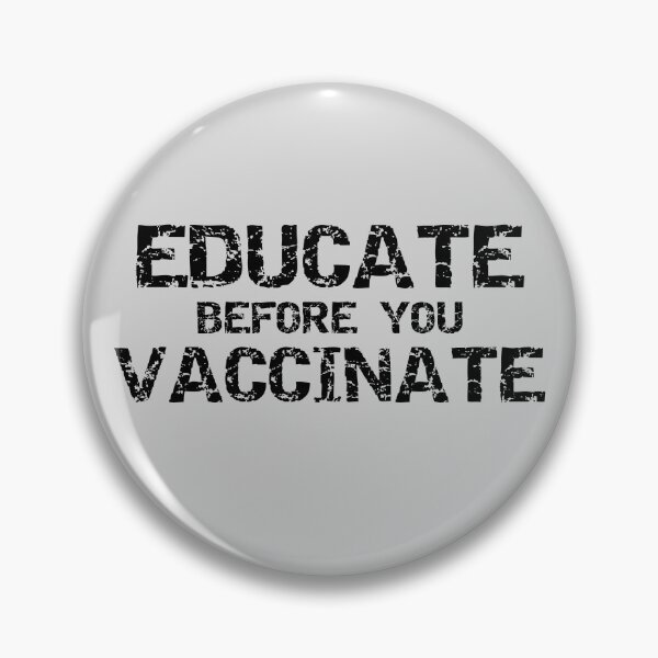 Item preview, Educate Before You Vaccinate (Light Background) designed and sold by pbstylesetters.