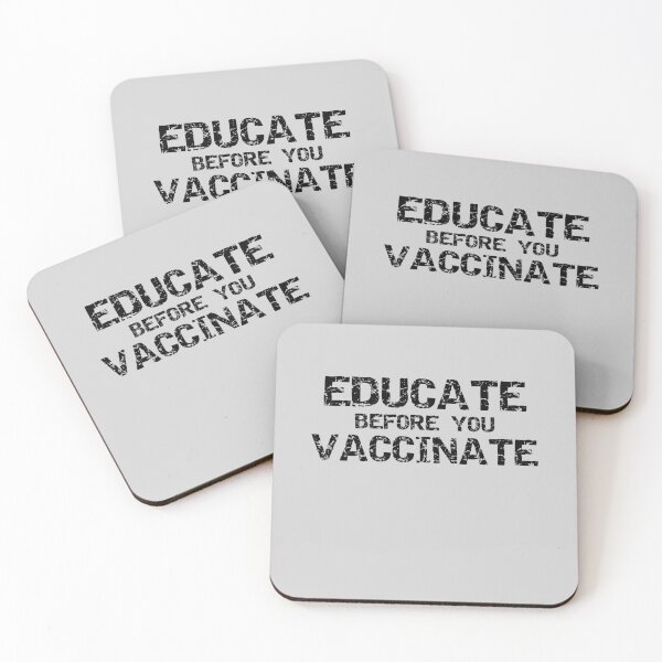 Item preview, Educate Before You Vaccinate (Light Background) designed and sold by pbstylesetters.