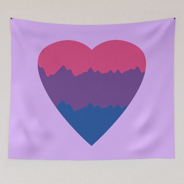 Item preview, bi color heart designed and sold by rclsivcreative.