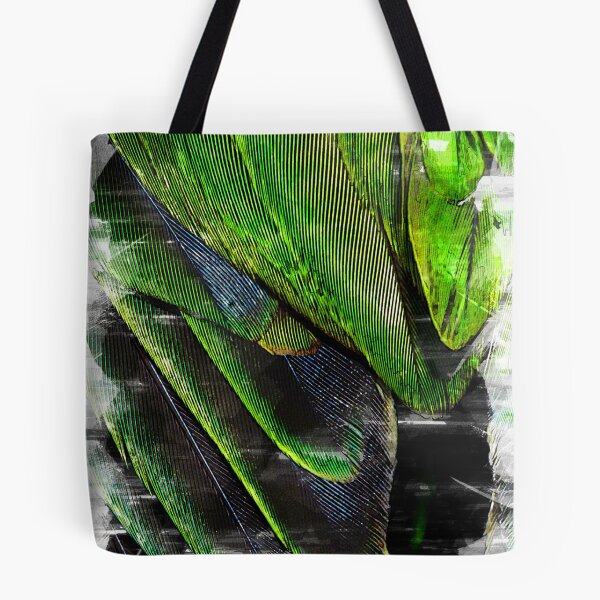 Item preview, Green Chromatic Bird Feathers Pattern. For Feather & Bird Lovers. designed and sold by ColortrixArt.