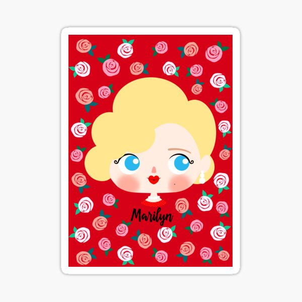 Item preview, Marilyn Monroe - Roses - D14 designed and sold by MVG designs.