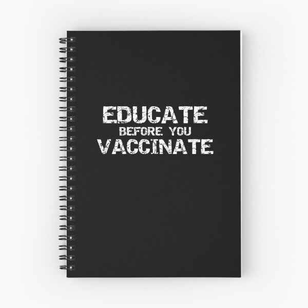 Item preview, Educate Before You Vaccinate (Dark Background) designed and sold by pbstylesetters.