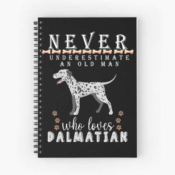 Item preview,   Never underestimate an old man who loves Dalmatian designed and sold by . JustBeUnique ..