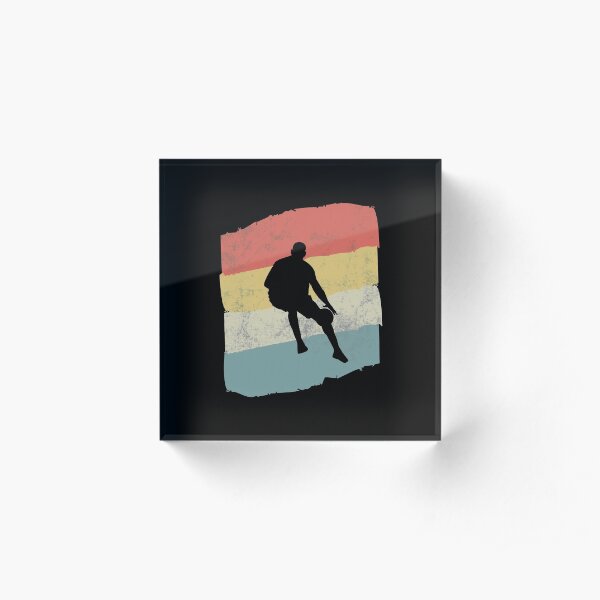 Retro Basketball | point guard Acrylic Block