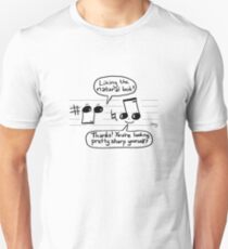 Camiseta unisex Cumplidos musicales