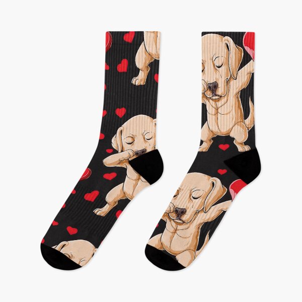 Item preview, Dabbing Labrador Valentines Day Shirt designed and sold by zedbubblez.