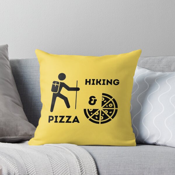 Item preview, Hiking And Pizza designed and sold by vibrantyy.