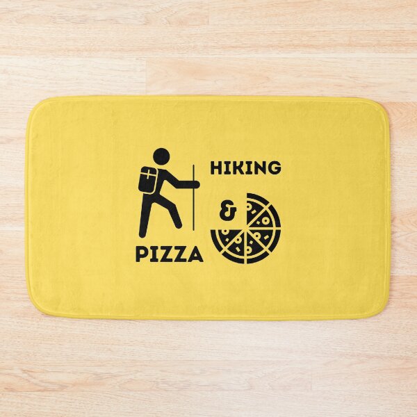 Item preview, Hiking And Pizza designed and sold by vibrantyy.