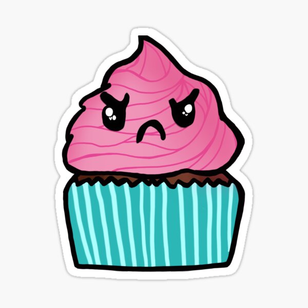 Cupcake Sticker – FunUsualSuspects