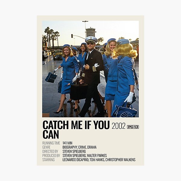 Catch Me If You Can (2002) movie poster Photographic Print