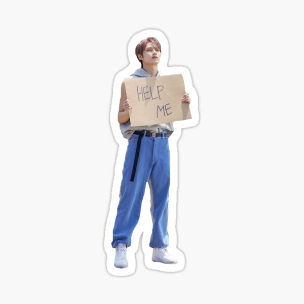 Item preview, Jun "Help Me" Sign designed and sold by kpopdays.