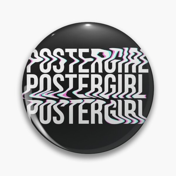 Item preview, postergirl glitch effect - white font designed and sold by tuckerdotcom.