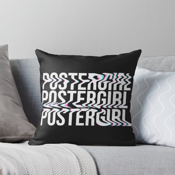 Item preview, postergirl glitch effect - white font designed and sold by tuckerdotcom.