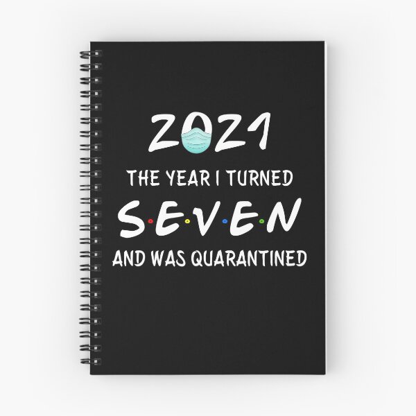 Item preview, 2021 I Turned 7 and was Quarantined Birthday 2021 kids designed and sold by AnimaLovers.