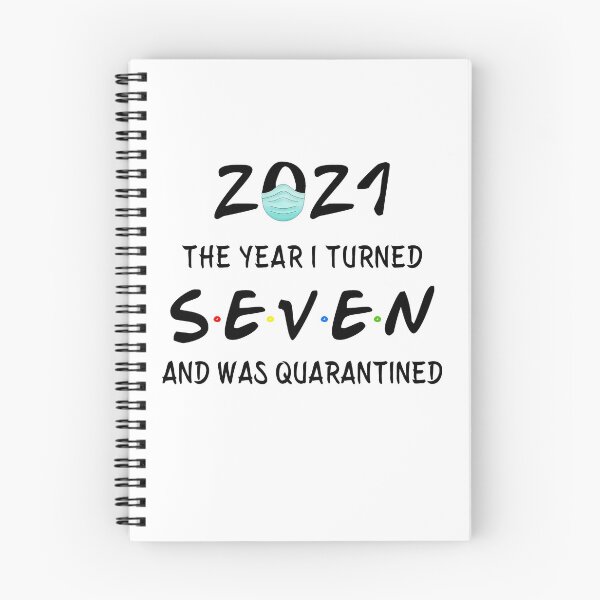 Item preview, 2021 I Turned 7 and was Quarantined Birthday 2021 kids designed and sold by AnimaLovers.