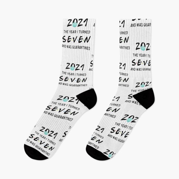 Item preview, 2021 I Turned 7 and was Quarantined Birthday 2021 kids designed and sold by AnimaLovers.