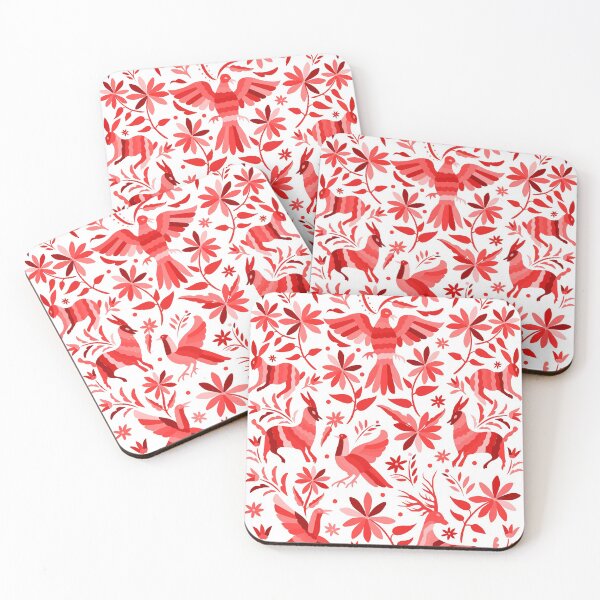 Item preview, Mexican Otomí Design in Red designed and sold by Akbaly.