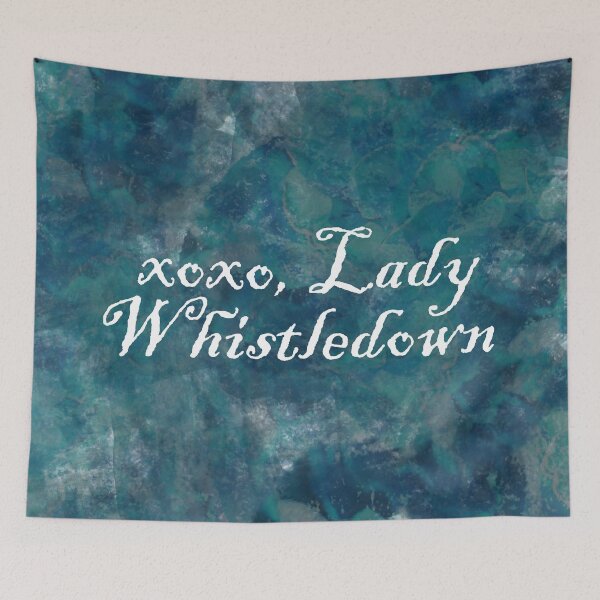 Item preview, xoxo, lady whistledown in blue designed and sold by alisonbbentley.