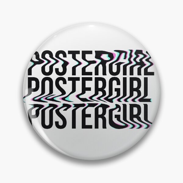 Item preview, postergirl glitch effect - black font designed and sold by tuckerdotcom.