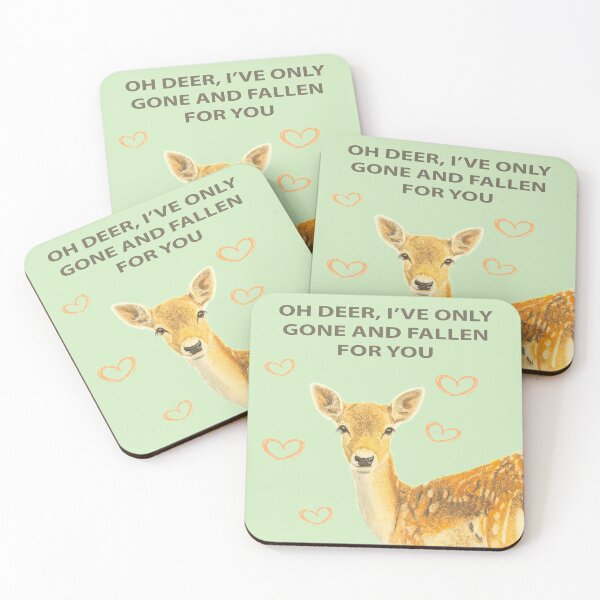 Item preview, OH DEER I'VE ONLY GONE AND FALLEN FOR YOU designed and sold by IslesArt.