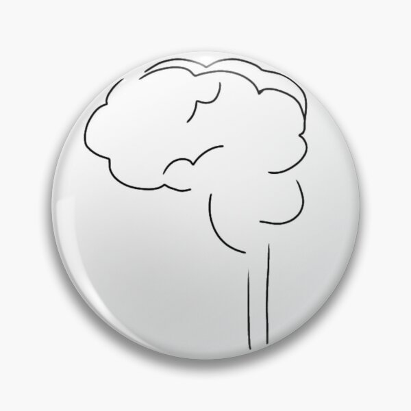 Item preview, Minimalist Brain designed and sold by lilpistachos.