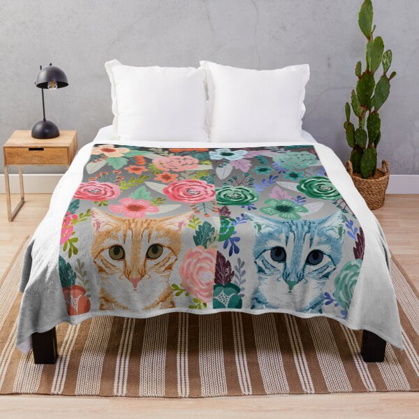 Item preview, Flower and Cat, Funny Shirt Pattern Flower, Tee Shirt Pattern Flowers, Beautiful Flowers Pattern designed and sold by seritik.