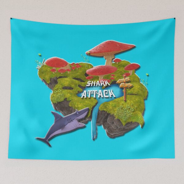 Item preview, Shark  designed and sold by Sonia Jones Art.