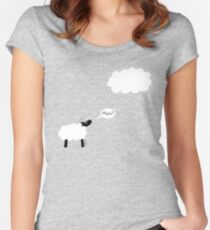 Sheep Cloud Women's Fitted Scoop T-Shirt
