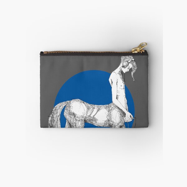 Item preview, Young centaur with headphones and mp3 player, blue designed and sold by Francesco Carli.