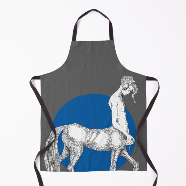 Item preview, Young centaur with headphones and mp3 player, blue designed and sold by Francesco Carli.