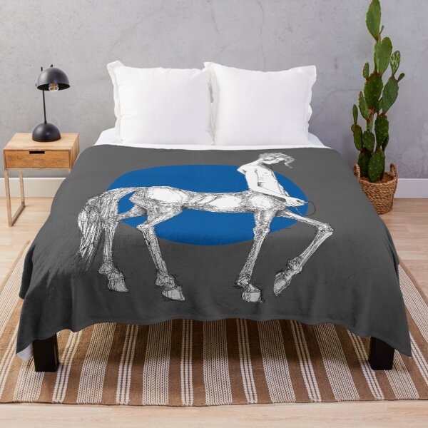 Item preview, Young centaur with headphones and mp3 player, blue designed and sold by Francesco Carli.