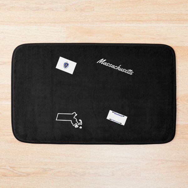 Item preview, Massachusetts Pattern ( Flag - License Plate - Outline ) designed and sold by Dude  Stuff.