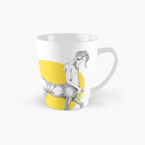 Item preview, Young centaur with headphones and mp3 player, yellow designed and sold by Francesco Carli.
