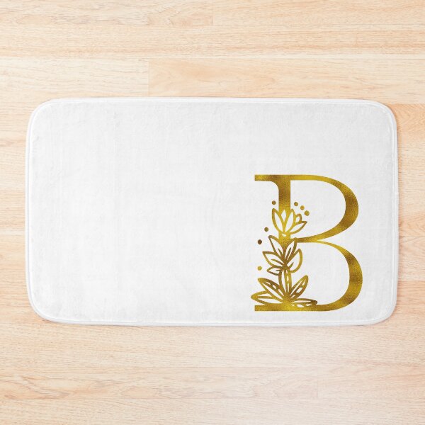 Item preview, Gold Floral Monogram B designed and sold by Amy Olsen.