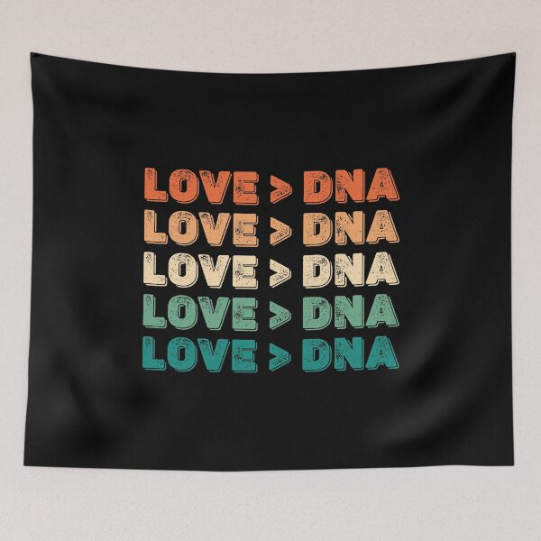 Item preview, Love Is Greater Than DNA - Inspirational Motivating Adoption Quotes Vintage Retro Style designed and sold by Scratches Tees.