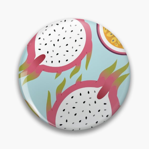 Item preview, Dragon Fruit Passionfruit Kiwi Tropical Pattern designed and sold by jfieldsierra.